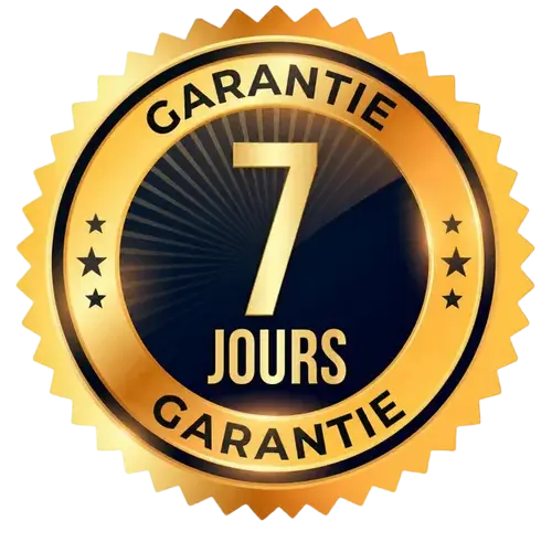 Sceau doré Garantie 7 jours